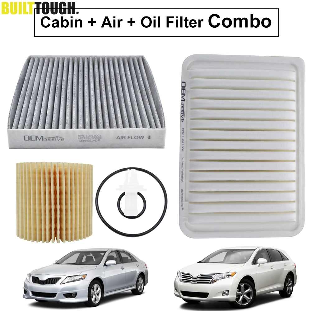 Автомобильный воздушный фильтр салонный масляный для Toyota Camry Venza 2.5L 2494CC I4 / 2.7L 2672CC
