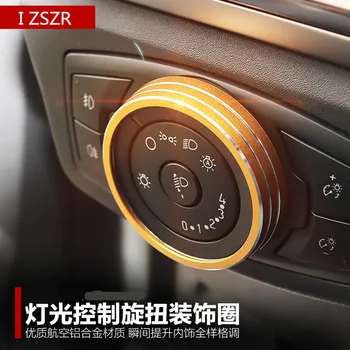 

Alloy Headlight / Lamp Light Button Decorated Ring For Ford Mondeo 2013-2017 Z2EA285