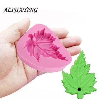 

1Pcs Maple Leaf Silicone Mold 3D Soap Mould Fondant Cake Decorating Tools Candy Chocolate Gumpaste Moulds D1250