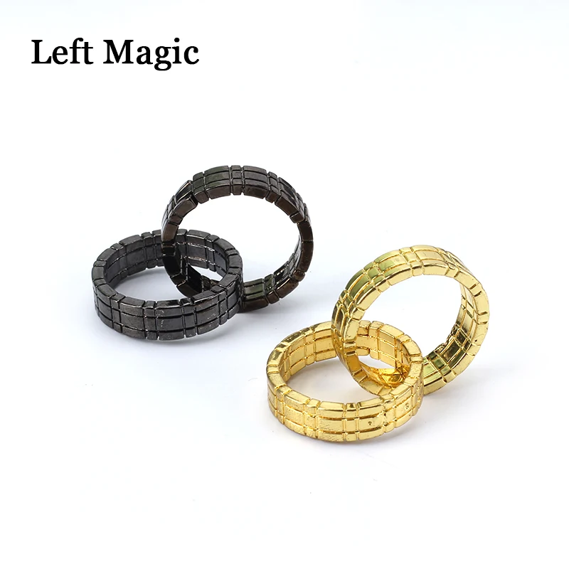 1 комплект кольцо Himber золотого и черного цвета можно выбрать магические трюки кольцо крупным планом магический реквизит