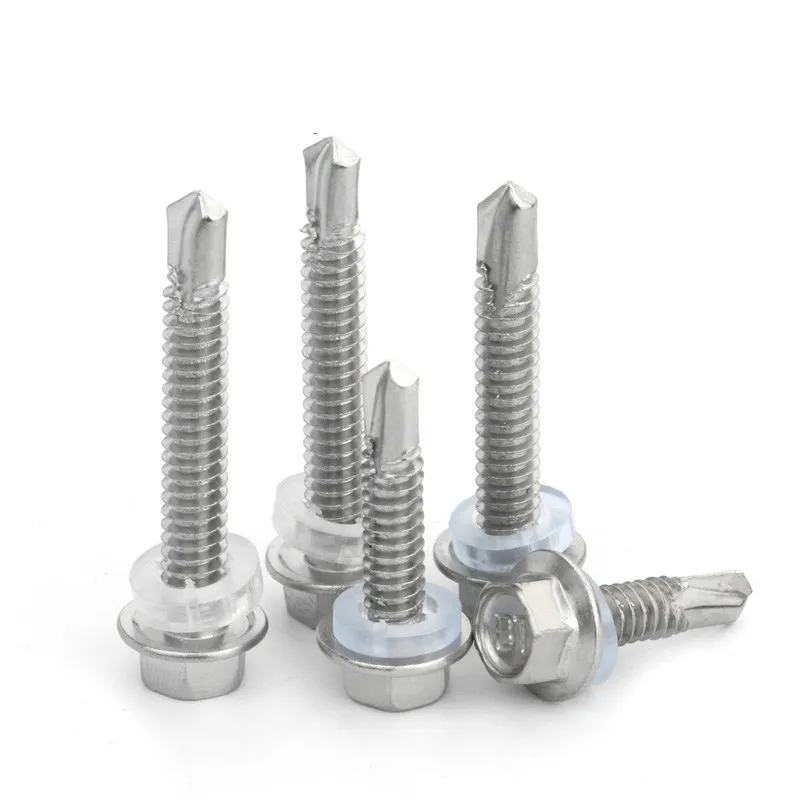 

The six angle 410 stainless steel self drilling screws M5.5*90