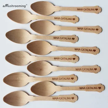 

Ice cream spoons with heart symbol | Name Stamped Spoon | Party Favor Gift | Foodie Gift | Food Gift | Healthy Living | Clean