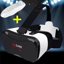 3D Caso VR VR Headset Óculos de Realidade Virtual Video Viewer 5 Plus + Controlador Óculos Virtuais Para Iphone X, 8 além disso, Mate 8, Nota 8