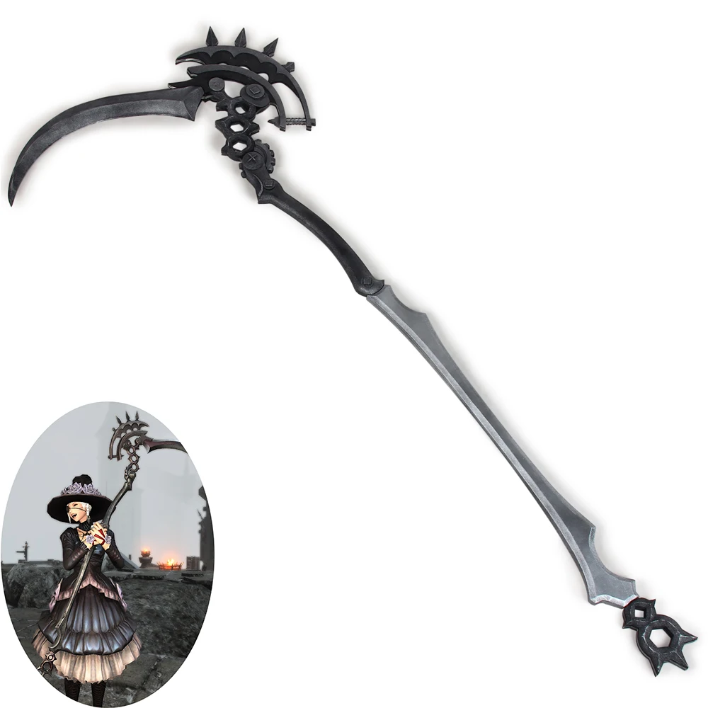 

FINAL FANTASY XIV A Realm Reborn FF14 Black Bosom Reaper Staff Replica Cosplay Prop