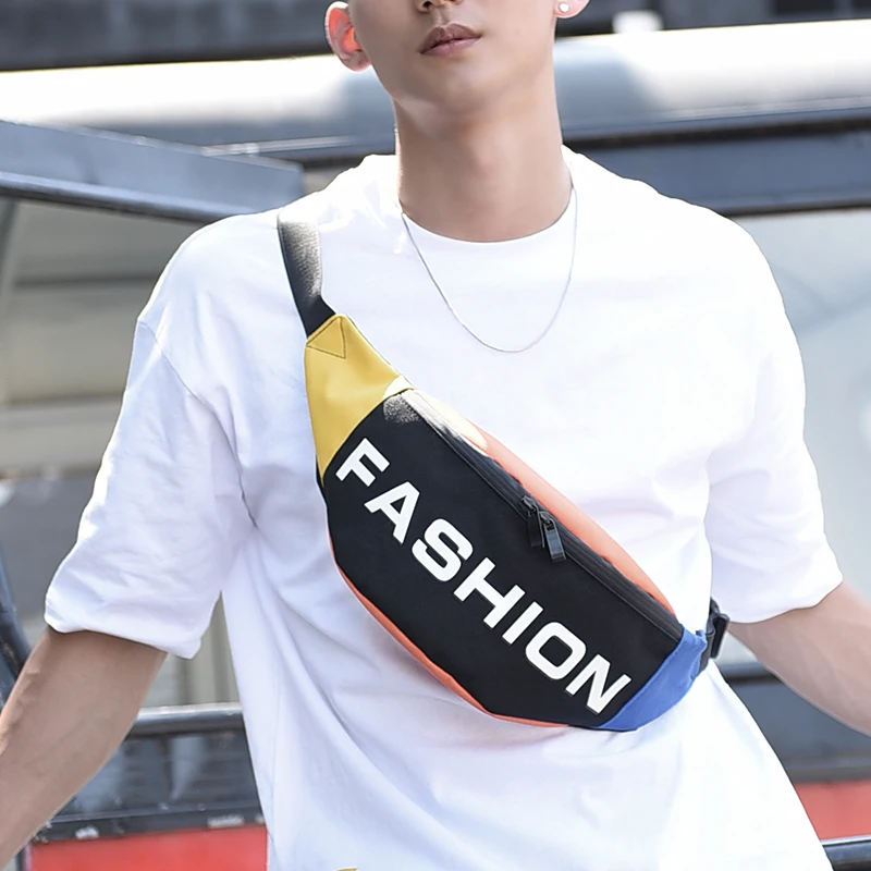 

Bags for Men lady Messenger Chest Bag Pack Casual Bag Waterproof Nylon Single Shoulder Strap Pack 2019 New Fashion