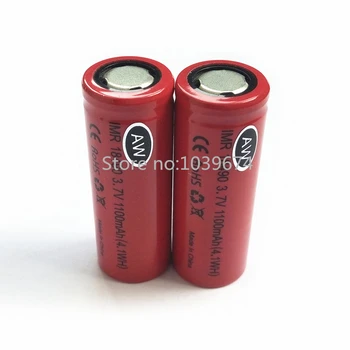 

Free DHL for High Drain IMR 18490 1100mah 3.7V 7.4WH rechargeable Lithium-ion batteries