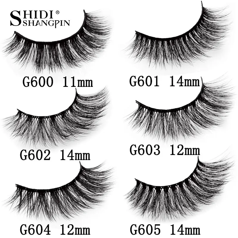 Lotes de Preço por Atacado Feitos à Mão Novo Vison Cílios Postiços Natural Longo 3d Maquiagem Falso Cils 50 3 Beleza e saúde