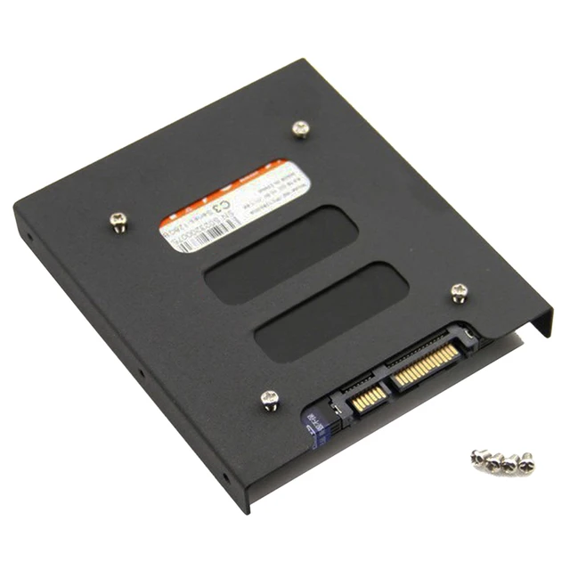 Useful 2.5 Inch SSD HDD To 3.5 Inch Metal Mounting Adapter Bracket Dock Screw Hard Drive Holder For PC Hard Drive Enclosure 2