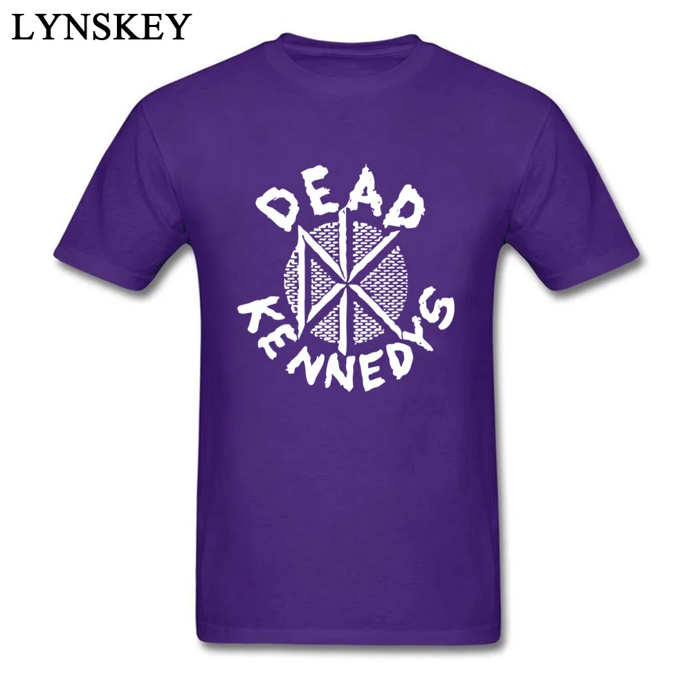 Coupons Cool Short Sleeve Tops Shirt Dead Kennedys Autumn Round Neck 100% Cotton Men's T Shirt Cool Tee Shirts Top Quality Dead Kennedys purple