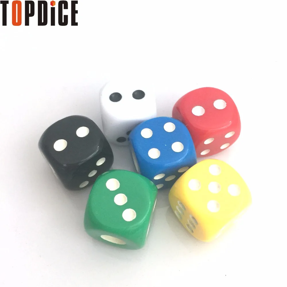 [TOPDICE] 22 mm digital dice Entertainment game playing dice 10pcs/lot