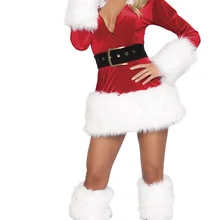 Стиль, Рождественский костюм г-жи Клаус, сексуальное женское платье для косплея