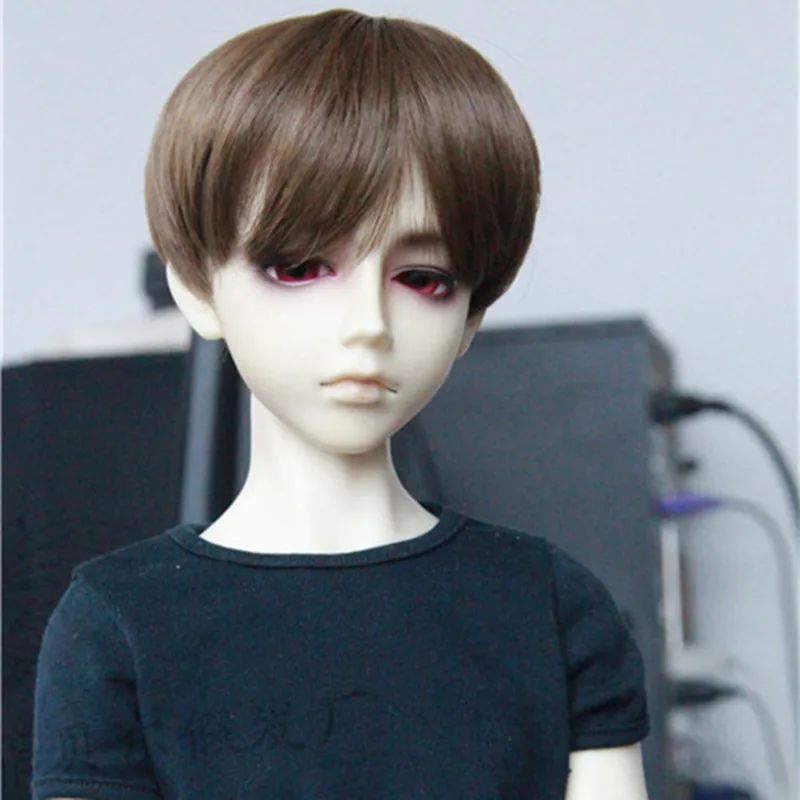 

Small cloth sd.dd.bjd1/3 male baby handsome short hair linen high temperature silk factory direct spot free shipping