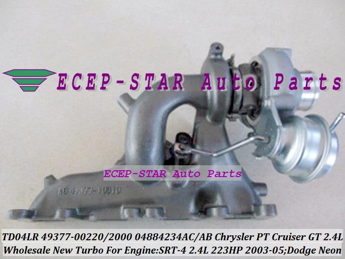 TD04LR 49377-00220 49377-00200 04884234AC AB Турбокомпрессор Для Chrysler PT Cruiser GT для Dodge Neon SRT-4 2003-05 EDV 2.4L |