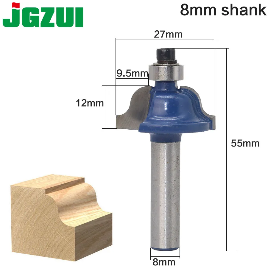 Роман Ogee окантовкой и литья маршрутизатор бит-маленький-8 "хвостовика