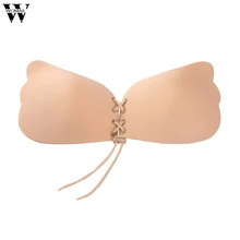 Бюстгальтер Для женщин Самоклеющиеся Без Бретелек повязки наклеить гель силиконовые невидимый бюстгальтер push up 4 sep2