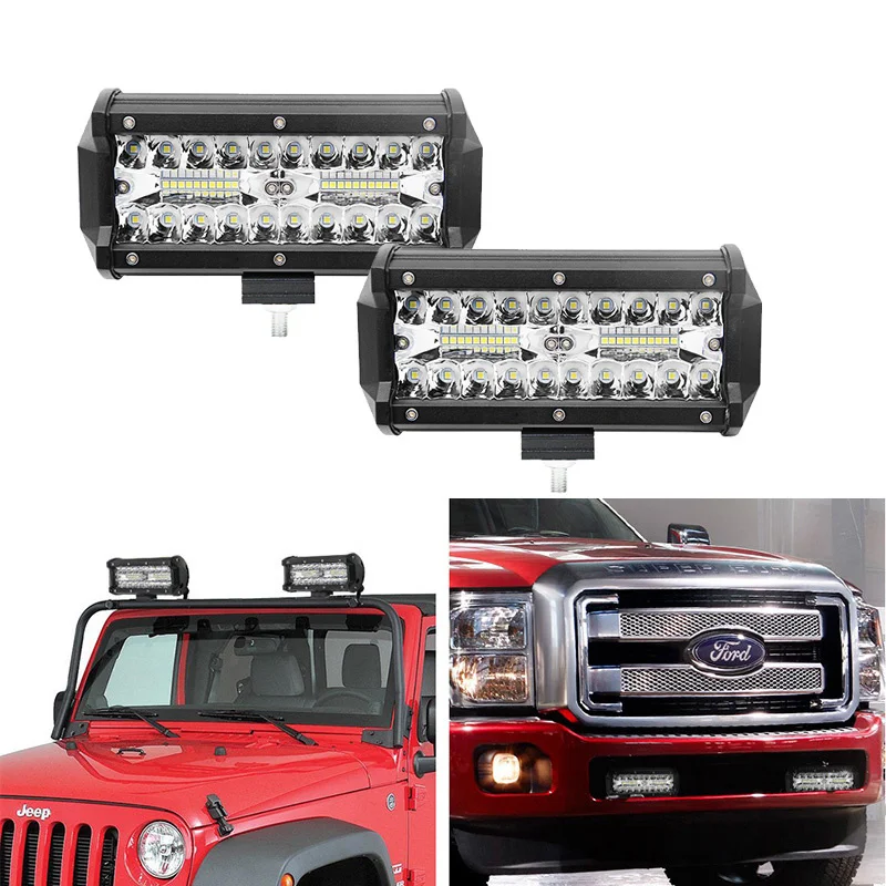 

LED Bar 7 inch LED Light Bar Work Light for Driving Offroad Boat Car Tractor Truck 4x4 SUV ATV 12V 24V Off Road