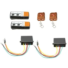 12V Electric Winch Wireless Remote Control Set With Receiver 15m Electric Winch Remote Control Traction Device Remote Control jjc wireless remote control