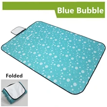 Mat 59″x78.7 inches Cute Blue Bubble 150x150cm Picnic Outdoor Mat Camping Tent Waterproof Customize Placemat 2016 Newest
