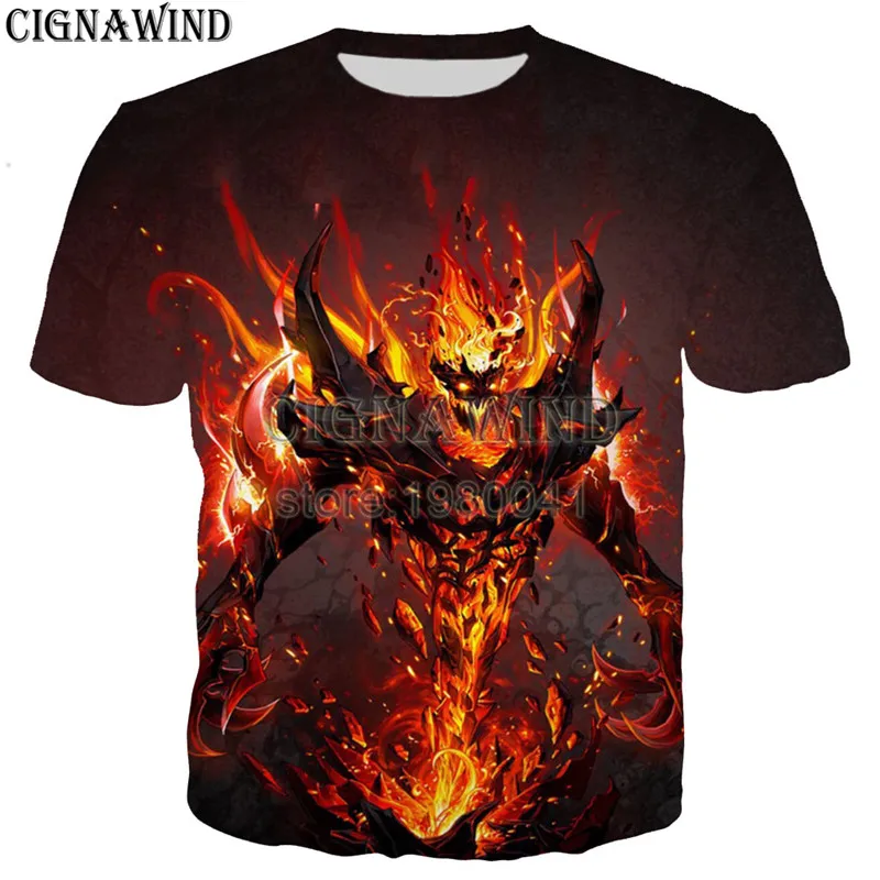 Новинка, летние топы, Женская/Мужская футболка, игра дота 2, 3D принт, футболки, повседневные, harajuku стиль, футболка, уличная одежда