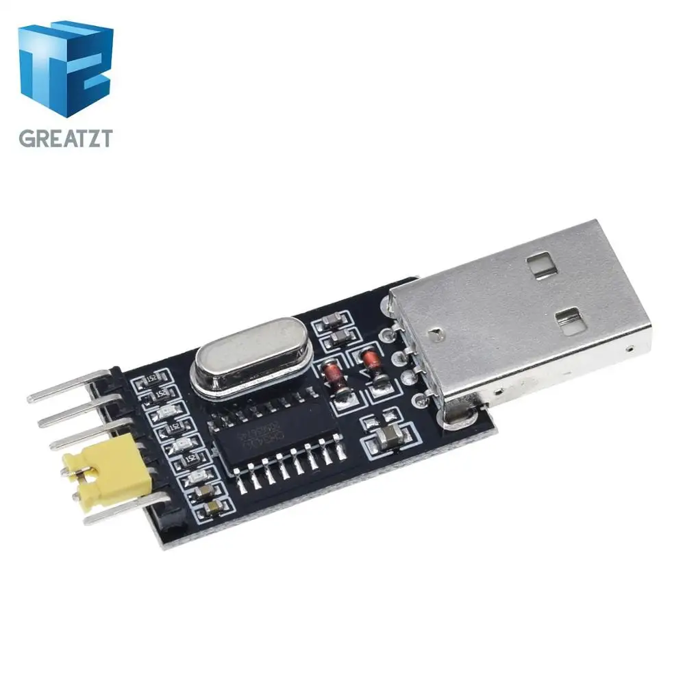 Модуль GREATZT CH340 с USB на TTL CH340G обновленная загрузка маленькая пластина для щеток