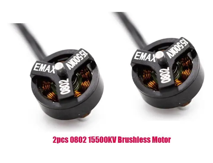 Emax 2S Tinyhawk S Mini FPV гоночный Дрон с камерой 0802 15500KV бесщеточный двигатель поддержка 1/2S батарея 5,8G FPV очки RC самолет