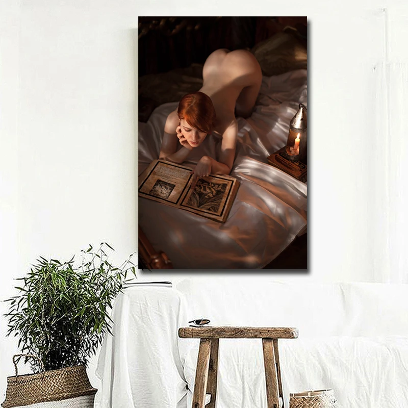 Сексуальные девушки голые женщины стены искусства холст плакат и печать холст Картина декоративная картина для современной спальни украшение дома