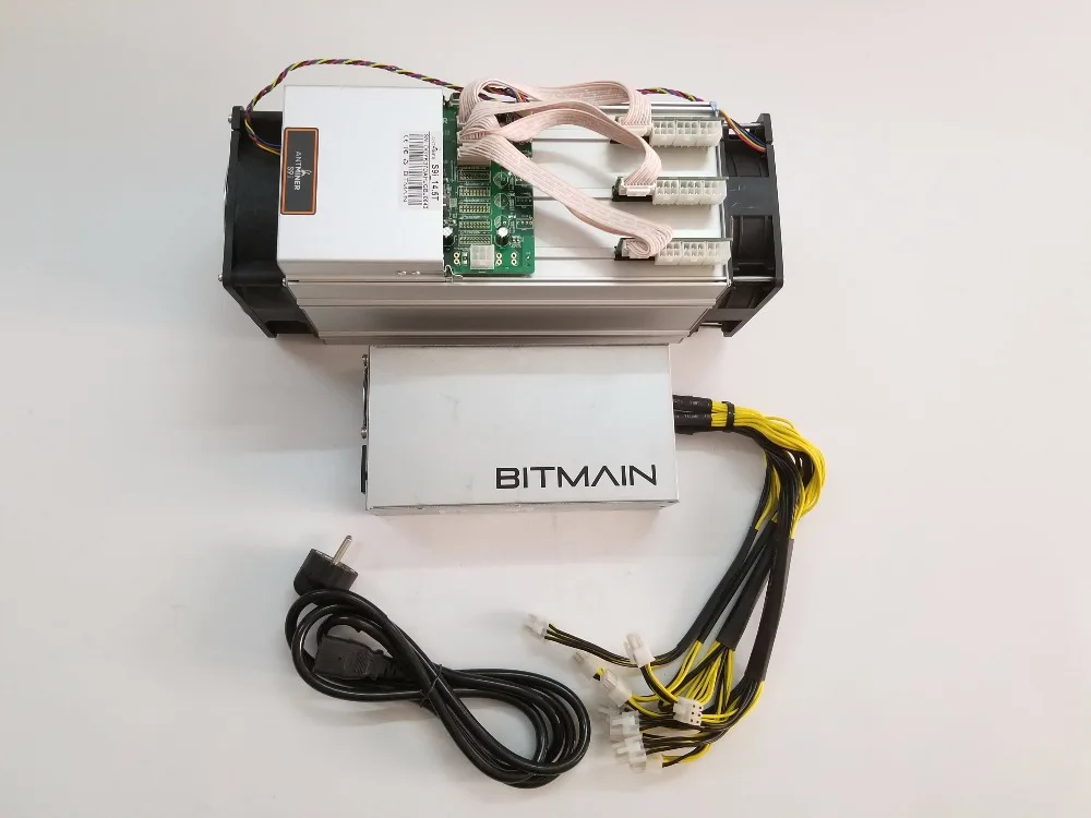 Новейший AntMiner S9i 14,5 T с BITMAIN APW7 1800W PSU ASIC Майнер для биткойнов Майнер Btc BCH Майнер лучше, чем Antminer S9 S9i 13,5 T