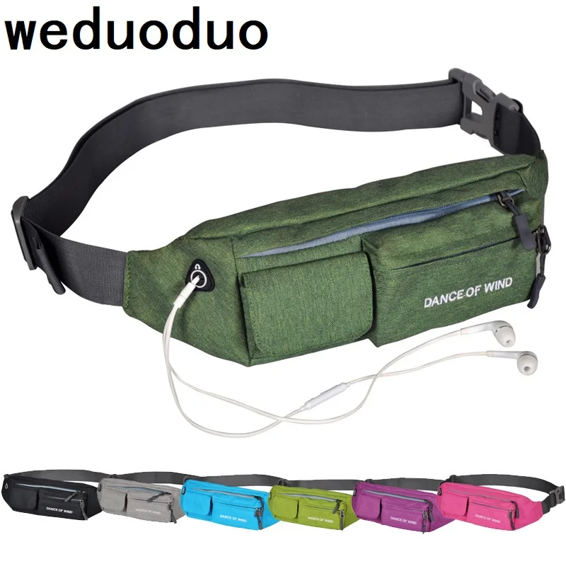 

Weduoduo Men Waist Bag Pack Travel Phone Belt Bag Pouch for Women Men Shoulder bag Canvas Fanny pack Casual Hip pack Men Bag