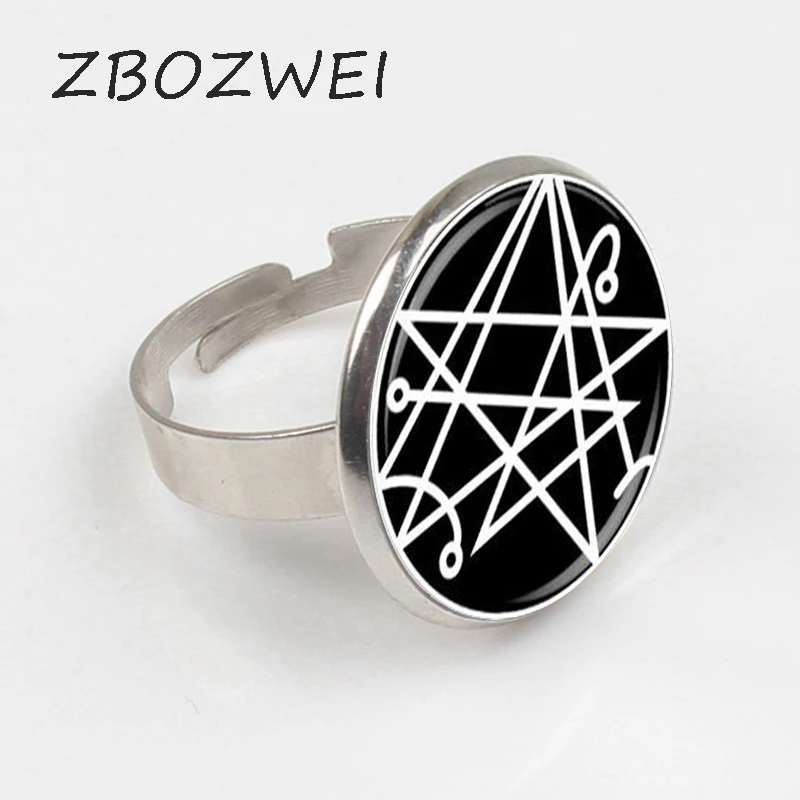 ZBOZWEI 2018 Горячие стеклянные купольные ювелирные изделия necronomicon старый знак/sigil of