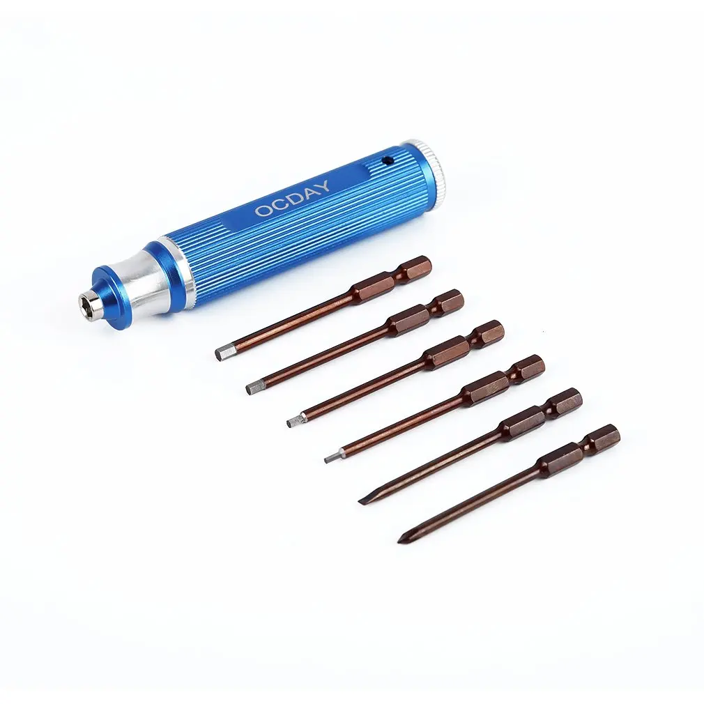 

RC Tool 6-in-1 Multi-function Tool Kits Hex Flat Screwdriver FOR