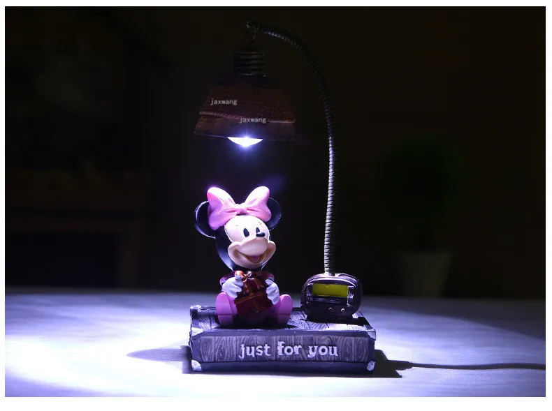 Мультфильм Микки Маус смолы ночник дети Luminaria ночника лампы свет ребенок ночник светодиодный свет детская комната XX