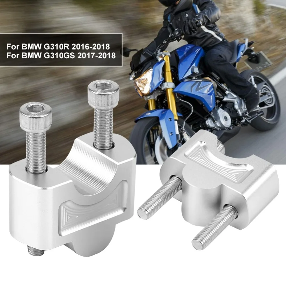 Мотоцикл руль из алюминиевого сплава подступенки высота до адаптеры для BMW G310R 16-18 G310GS- мотоцикл aksesuarlari