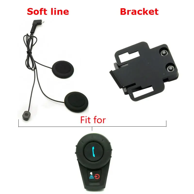

Soft Line Earpiece Headset+Bracket Clip For FDC 500M Bluetooth Intercom Headsets