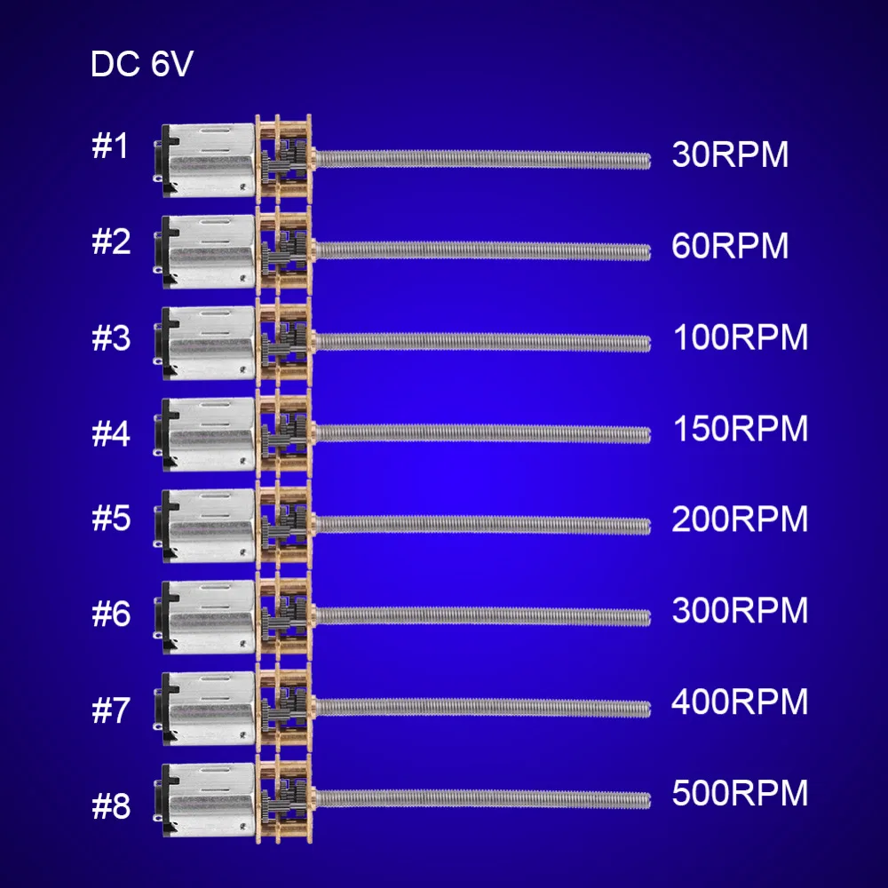 DC 6 в 30 об/мин~ 500 об/мин Электрический мотор-редуктор мини Электрический редуктор коробка передач аксессуары