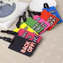 New 1pcs Rubber Funky Travel Luggage Label Straps Suitcase Name ID Address Tags Luggage Tags