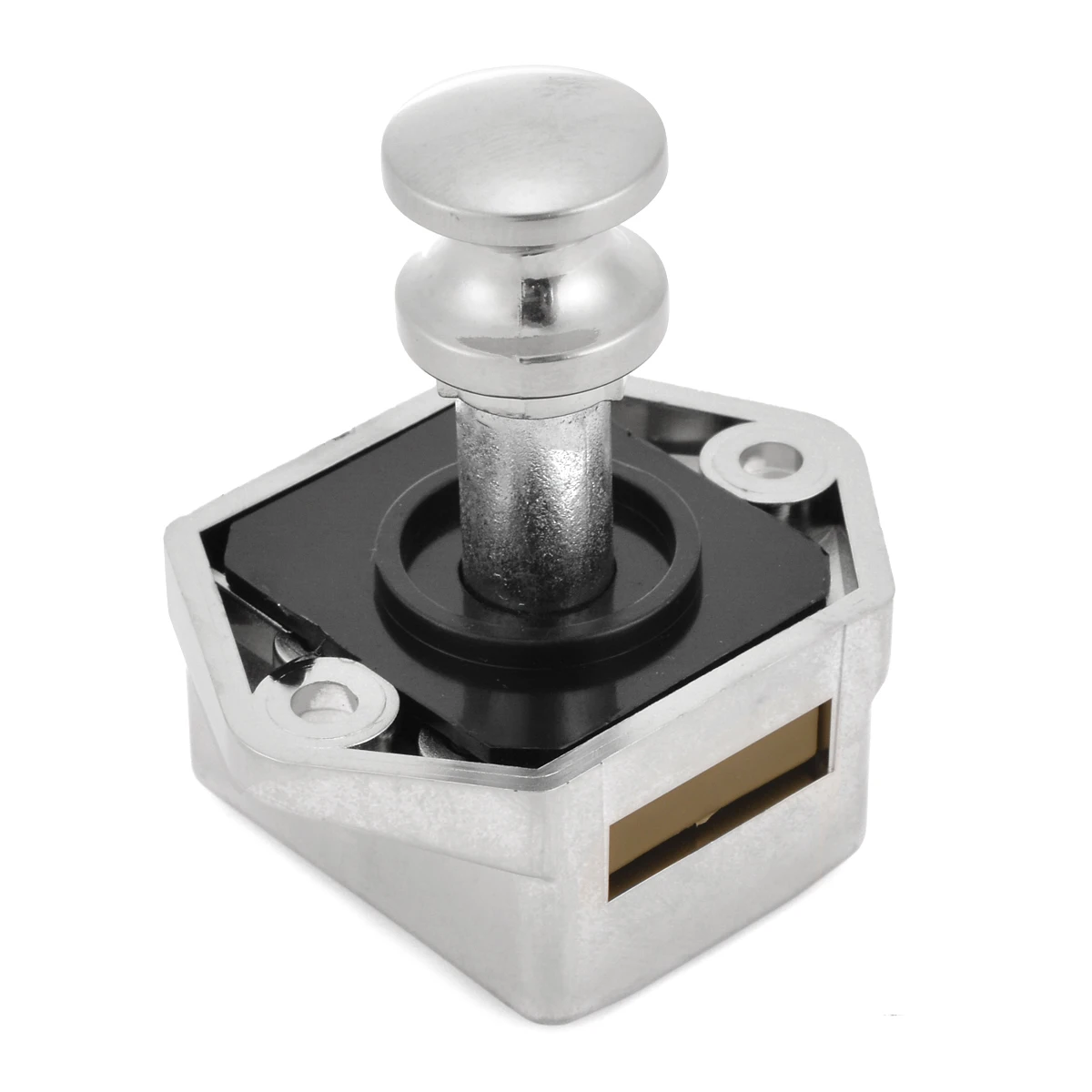 Mini Furniture Push Lock Button Knob Home Cupboard Cabinet Door Catch Lock Camper Multi Caravan Drawer Push Close Latch Durable