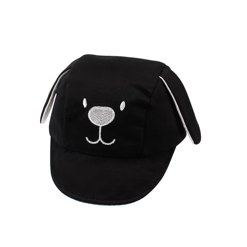 Cartoon Dog Baby Cap Cotton Pattern Baby Sun Hat Cute Ears Toddler Caps For Boys Spring Summer Girls Caps Baby Boys Clothing (1)
