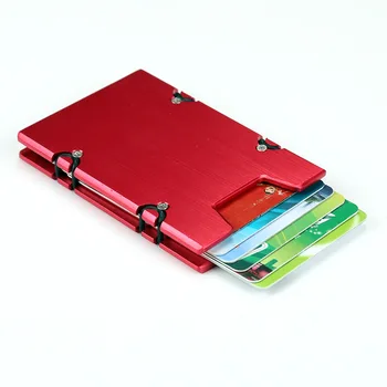 

New Business Card Case Stainless Steel Aluminum Holder Metal card id holders Men Business Card Holder Card Metal Wallet