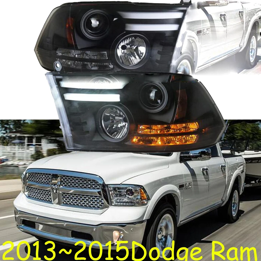 2 шт. стильный головной фонарь Ram 1500 фара 2013 ram задний фонарь Биксеноновая фара светодиодный DRL Автомобильные фары