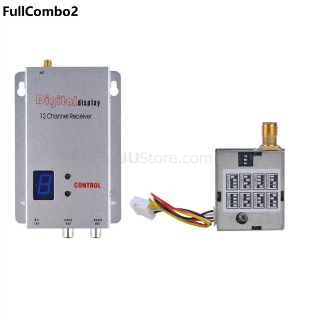 Partom CQL-200TX 1.2G 200mW Transmitter SMA + Fox-R02 Receiver