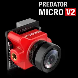 FOXEER Хищник Micro V2 PAL камеры 1,8 мм 150 градусов сильный подсветка для поделок мини racing qudcopter drone 90- 130 мм Колесная база