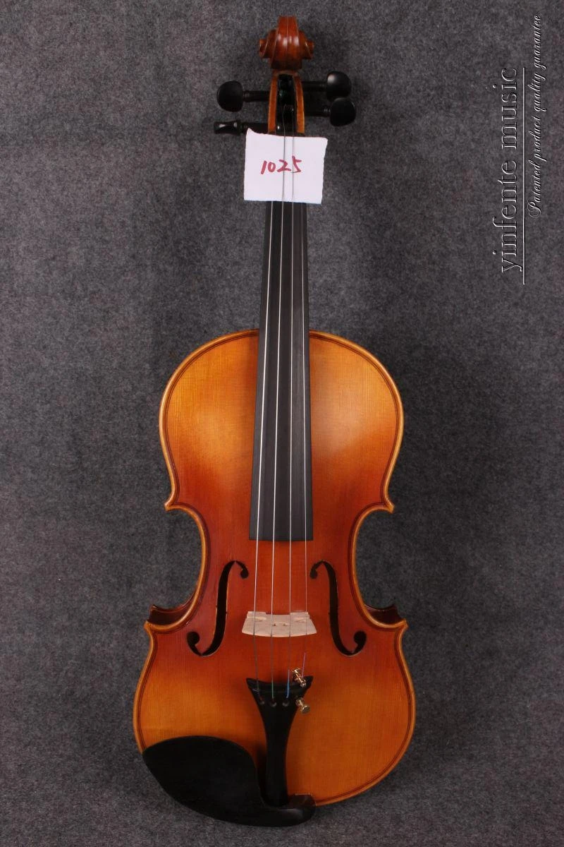 Flame Maple Acoustic Violin 4/4 Powerful Sound Spruce Top Fine Hand