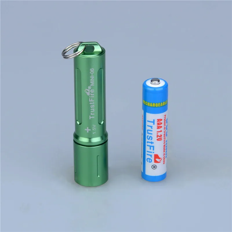Trustfire Mini 06 CREE Led 90 люмен брелок светодиодный фонарик карманный фонарь с батареей AAA