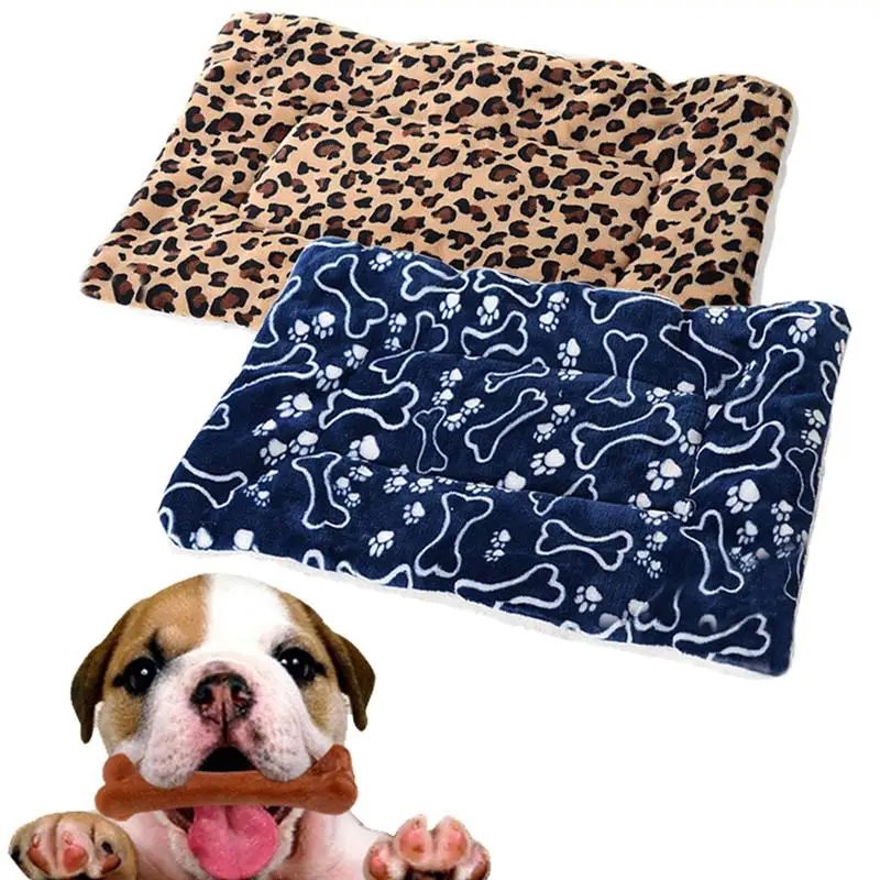 Осенняя теплая кровать для собаки, мягкое Флисовое одеяло для животных, кошачьего туалета, щенка, коврик для сна, прекрасный матрас, подушка для маленьких и больших собак, размеры s, m, l
