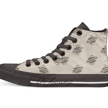 I'M A LUMBERJACK I'M OK Новинка Дизайн Повседневная парусиновая обувь на заказ Прямая