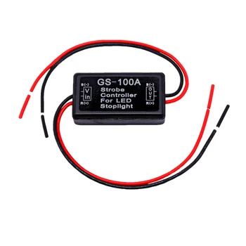 

Tonewan GS-100A 12--24V Flash Strobe Controller Flasher for LED Flashing Back Rear Brake Stop Light Lamp Car Accessories
