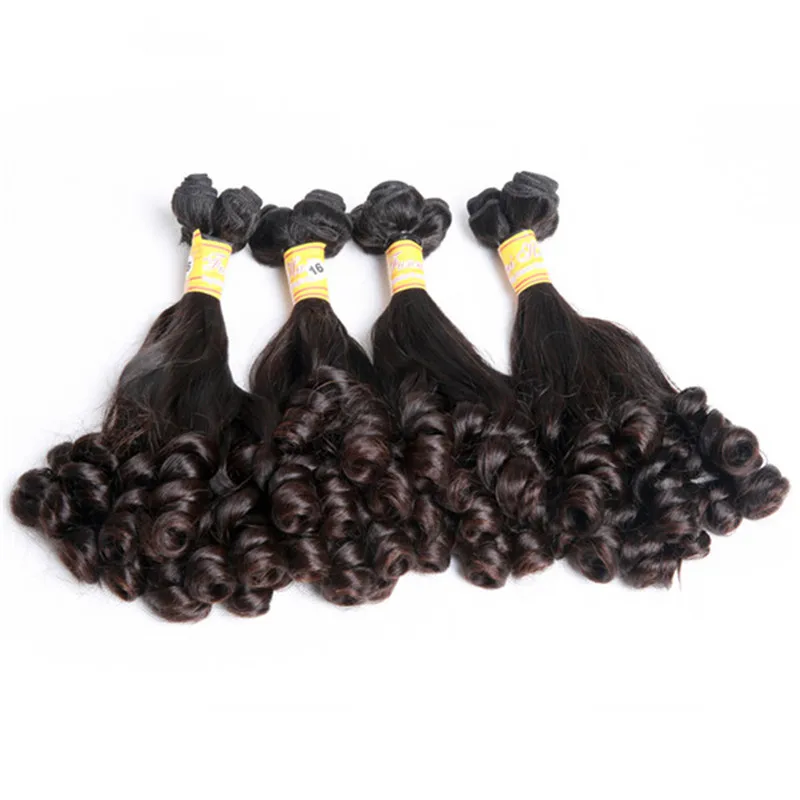 Top quality funmi hair for UK/Nigeria, Bouncy aunty romance curl, human weaves ,3bundles/lot  free shipping  by DHL