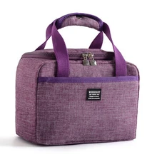 Оксфорд изолированный мешок Ткань Открытый Пикник Ланч-бокс изоляционная посылка для хранения