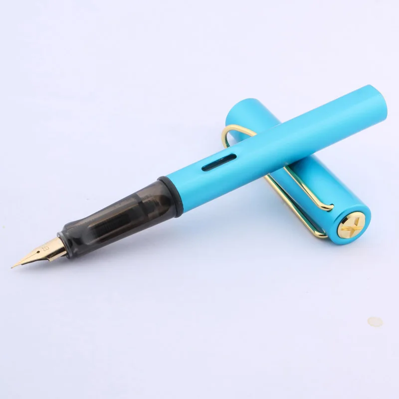 Многоцветная офисная ручка, Офисная подарочная металлическая перьевая ручка EF - Цвет: A4