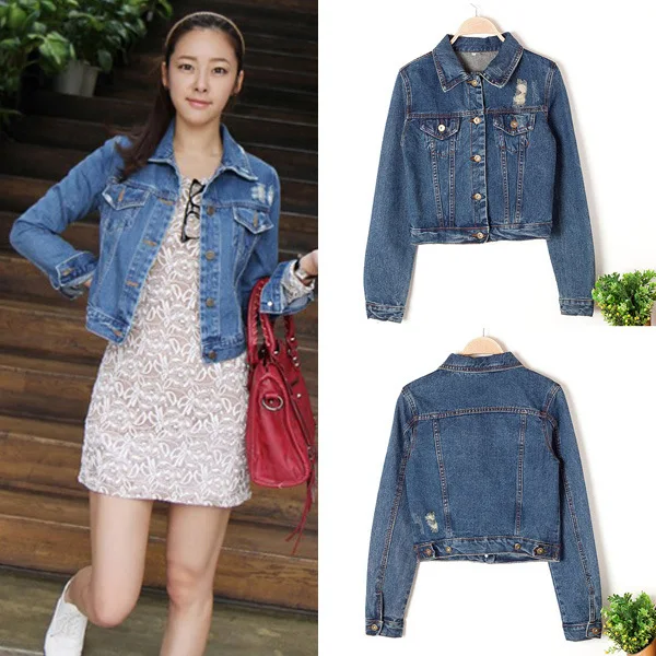 how to wear a denim jacket with jeans female
